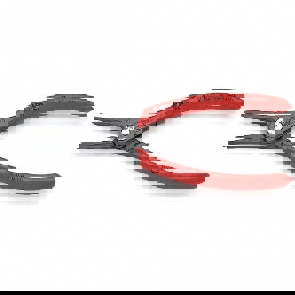 Retaining Ring Pliers; Tool Type: External Ring Pliers ; Type: External ; Tip Angle: 0 ; Ring Diameter Range (Inch): 3/4 to 2-3/64 ; Tip Diameter (mm): 1.80 ; Overall Length (mm): 180.00